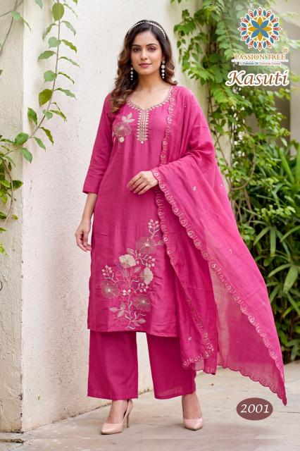 Passion tree kasuti vol-2 kurti palazzo set wholesale